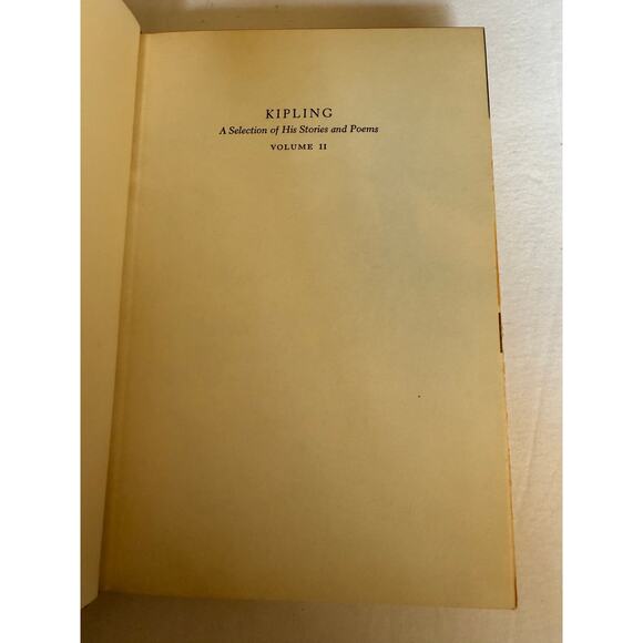 Stories & Poems Vol 2 - Rudyard Kipling - Book Club Edition - 1956 Hardcover - Picture 4 of 10